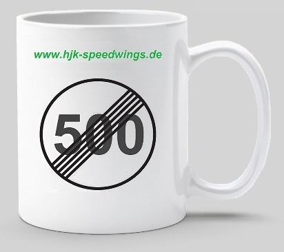 HJK Speedwings Tasse im über 500KmH Club